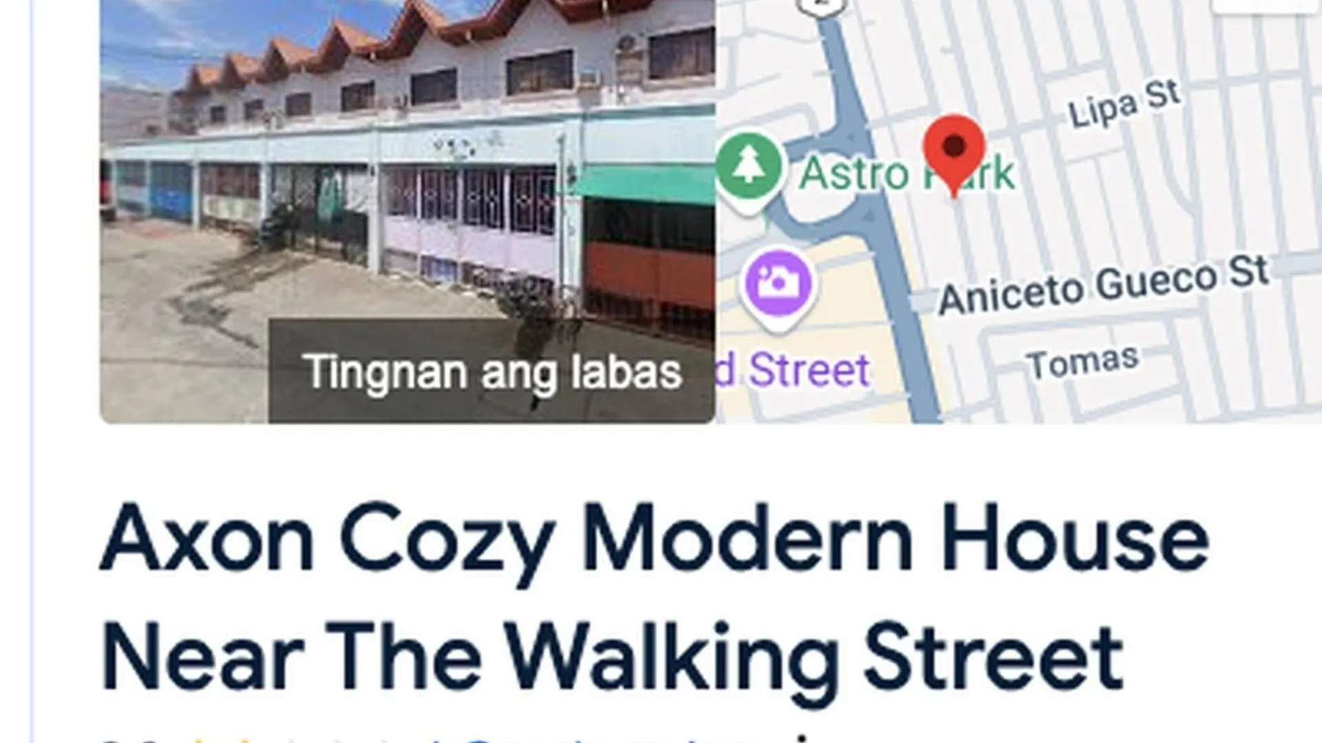 Apartamento Axon Cozy Modern House G Near The Walking Street Ángeles 0*,